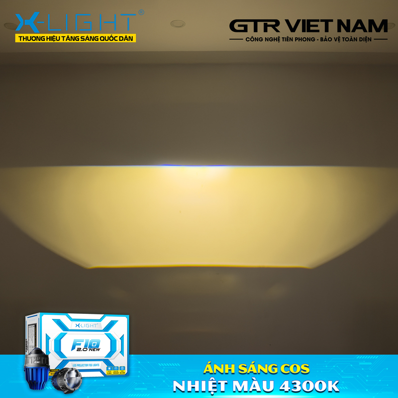 BI GẦM X-LIGHT F10 2.0 NEW